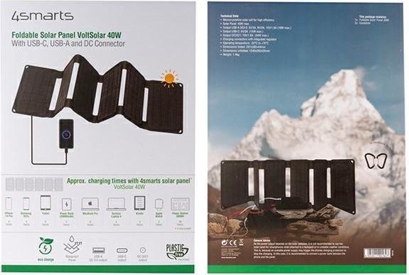 Produktbild 4smarts Solar Panel (40 W, 1.40 kg)