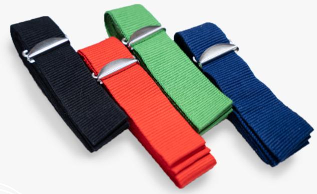 Actual product image Wero Swiss Armtraggurten Erwachsene 35mm blau