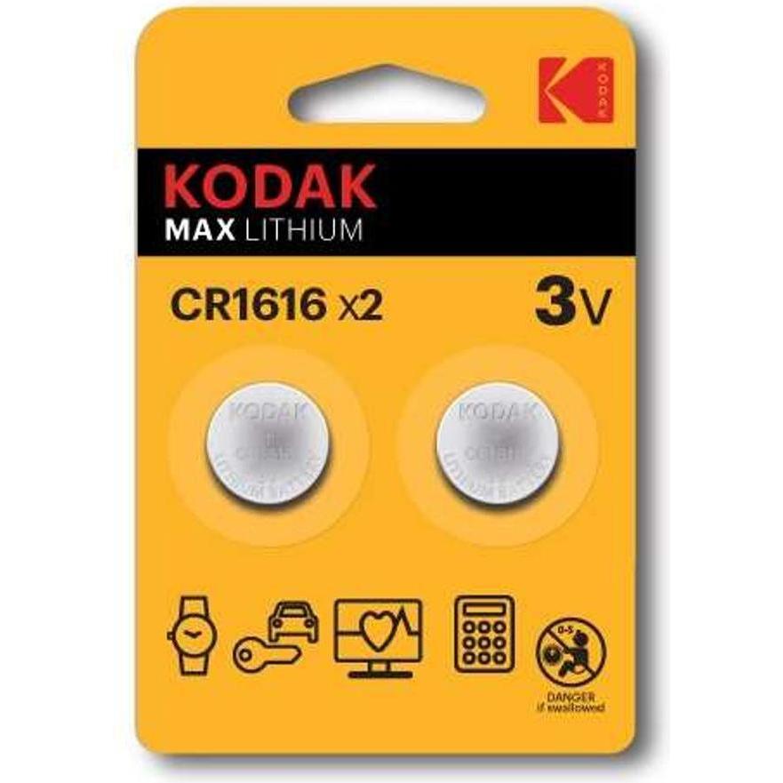 Thumbnail - Kodak CR1616 Single-use battery Lithium - Batterie (2 Stk., CR1616), Batterien + Akkus