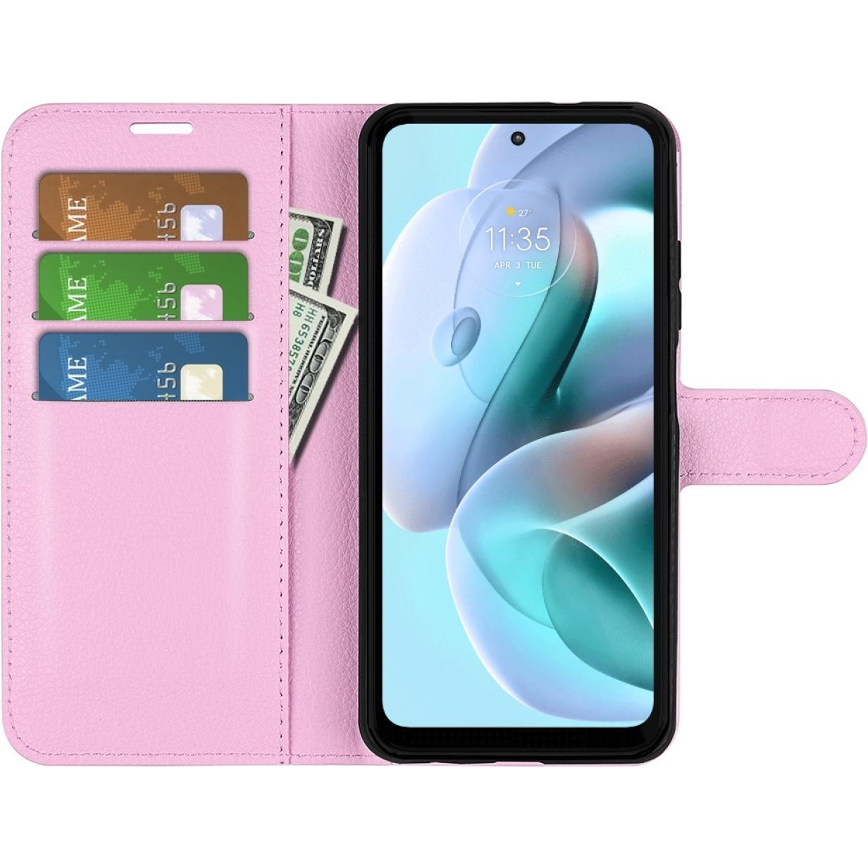 Thumbnail - Screenguard Motorola Moto G41 Leather Guard Lederhülle (Motorola Moto G41), Smartphone Hülle, Rosa