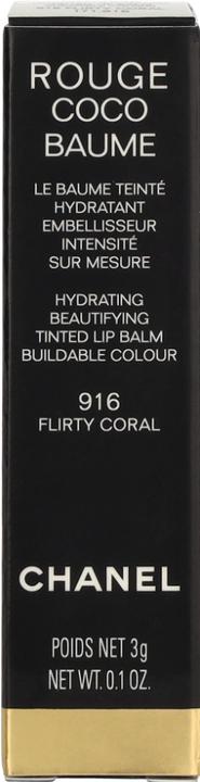 Image du produit Chanel Rouge Coco Baume No 916 (916 Flirty Coral)