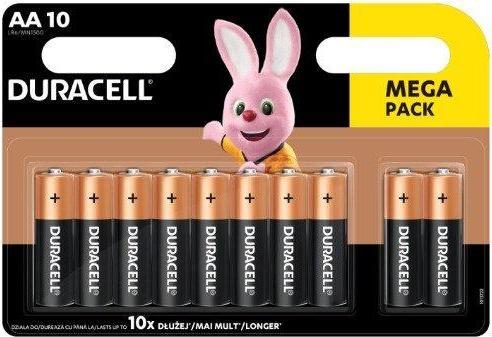 Productafbeelding Duracell Batterijen AA 10vnt (10 Pcs., AA)