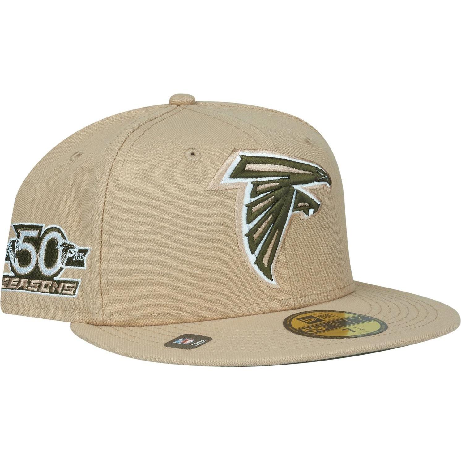 Thumbnail - New Era, Herren, Cap, 59Fifty Cap - ANNIVERSARY Atlanta Falcons - 6 7/8, Beige, (6 7/8)
