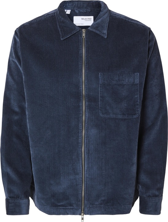 Image du produit Selected Homme Slh-Jake Cord Overshirt Ls Zip Noos (M)