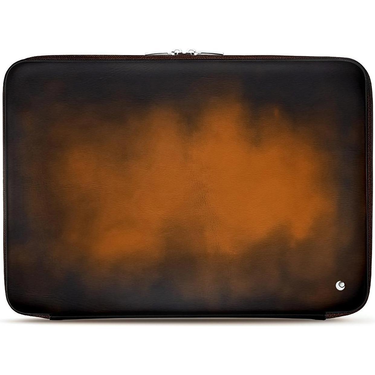 Noreve Lederhülle, Notebooktasche, Braun