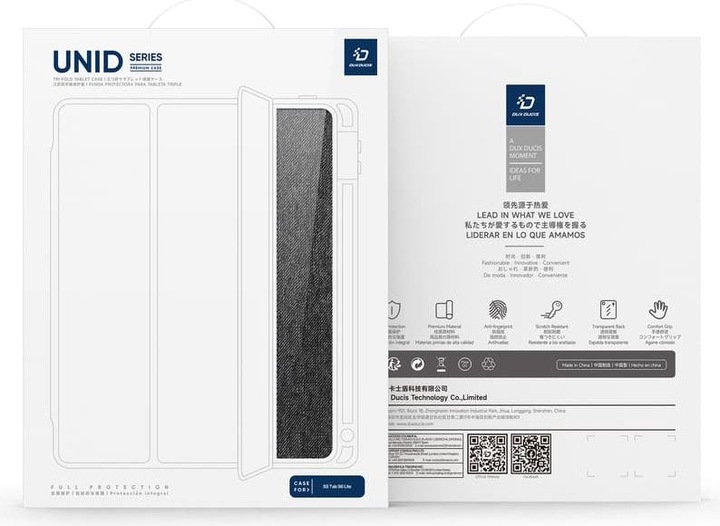 Actual product image Dux Ducis Unid Series Leather Bookcover Cover (Galaxy Tab S6 Lite (2022))