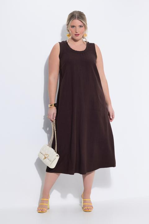 Image du produit Miamoda Robe en lin mélangé, coupe évasée (54)