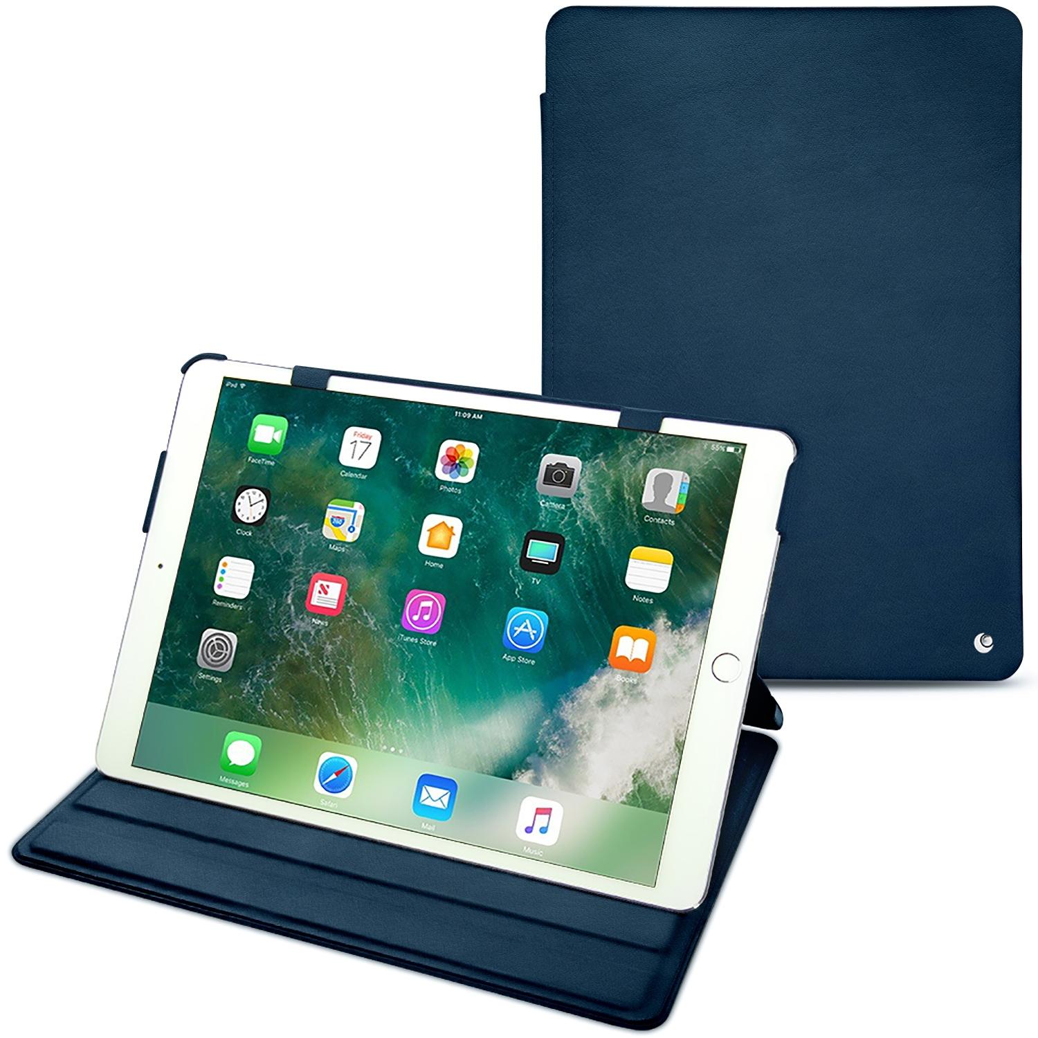 Thumbnail - Noreve Lederschutzhülle horizontal (iPad Pro 10.5), Tablet Hülle, Blau