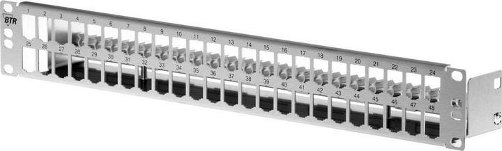 Immagine prodotto Metz Connect BTR E-DAT rack per moduli 48pcs 1.5U in acciaio inox per 48 moduli schermati singolarmente Ede...