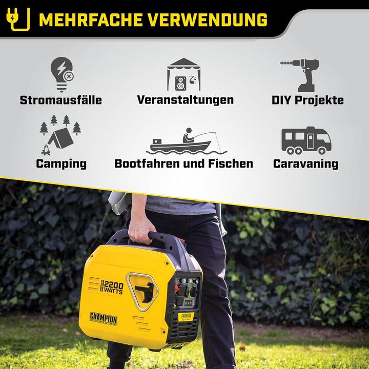 Image du produit Champion Power Equipment 2200 Watt Inverter essence - The Mighty Atom. (1900 W, 4 l)