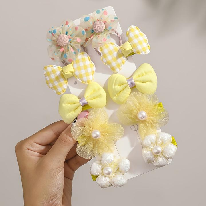 Immagine prodotto Activity Board 10 pezzi di adorabili fermagli per capelli a forma di fiore, gioielli per capelli per bambine, 10