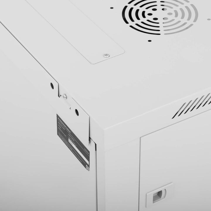 Produktbild Fromm & Starck Serverschrank 19 Zoll abschliessbar 9 HE Netzwerkschrank Stahlgehäuse grau (10.86 HE, 19 Zoll Rack)