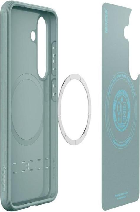 Actual product image Spigen Caseology Parallax Mag MagSafe Case for Samsung Galaxy S25+ - Green (Samsung Galaxy S25, Samsung Galaxy S25+)