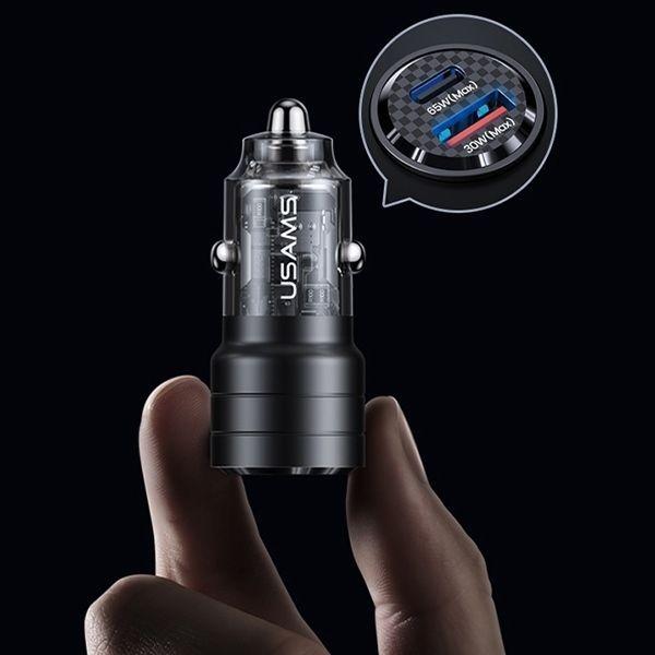 Produktbild Usams Ład. sam. C36 USB+USB-C 95W Fast Charge czarny/black CC176CC01 (US-CC176)