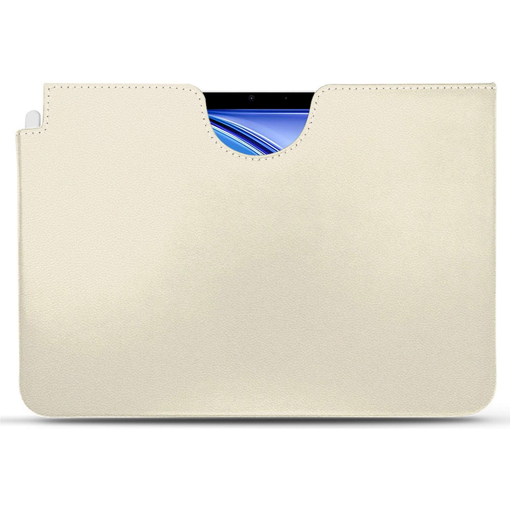 Noreve Lederschutzhülle (iPad Air 2020 (4. Gen), iPad Air 2022 (5. Gen)), Tablet Hülle, Weiss