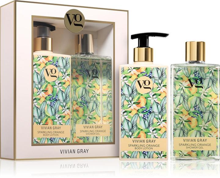 Actual product image Vivian Gray Cosmetic set Sparkling Orange (Shower Gel & Body Lotion) (Body care set)