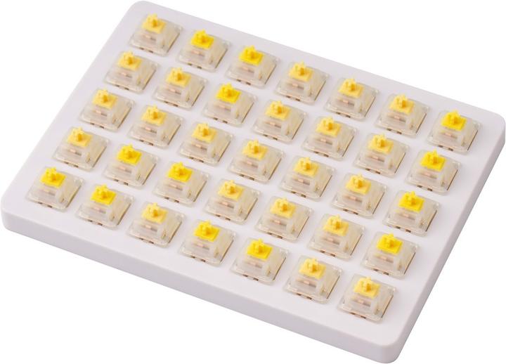 Produktbild Keychron Gateron Cap Milky-Yellow Switch Set (35 Stück)