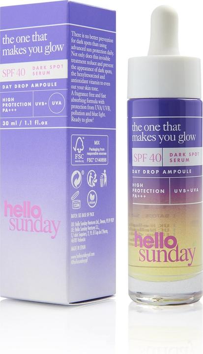 Immagine prodotto Hello sunday quello che ti fa risplendere Siero olio macchie scure SPF 40 (30 ml)