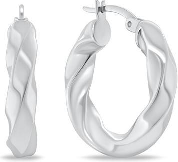 Actual product image Brilio Silver - Silver cut circles EA1148W