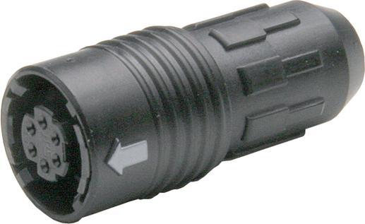 Produktbild Hirose Electronic Mini-Steckverbinder Steckbuchse 12 Anzahl Kontakte, 2A, 42VDC, IP67 / IP68