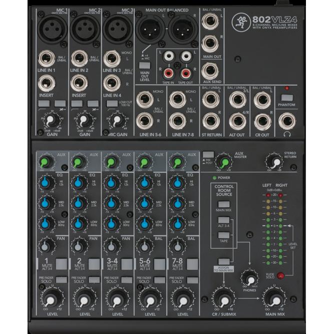 Thumbnail - Mackie 802VLZ4 DJ-Mixer, Mischpult