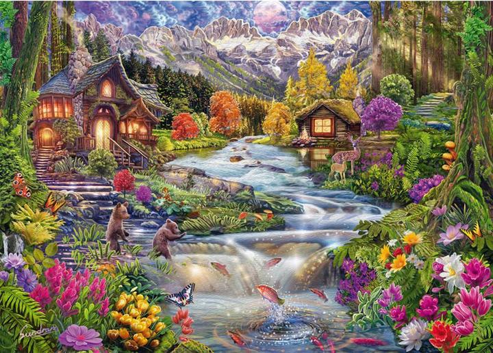 Actual product image Schmidt Spiele Flussidyll in den Bergen 2000 Teile (2000 pieces)