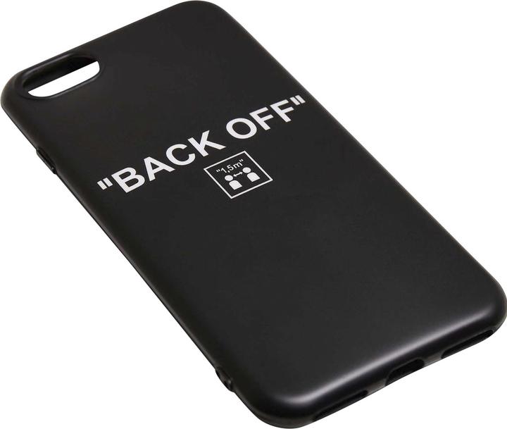 Actual product image Mister Tee Back Off I Phone 6/7/8 Phone Case Set (Apple iPhone 6, Apple iPhone 7, Apple iPhone 8)