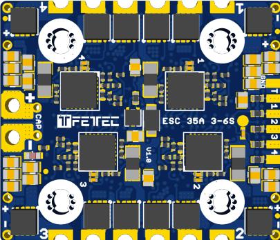 Image du produit FETtec ESC 4in1 6S 35A