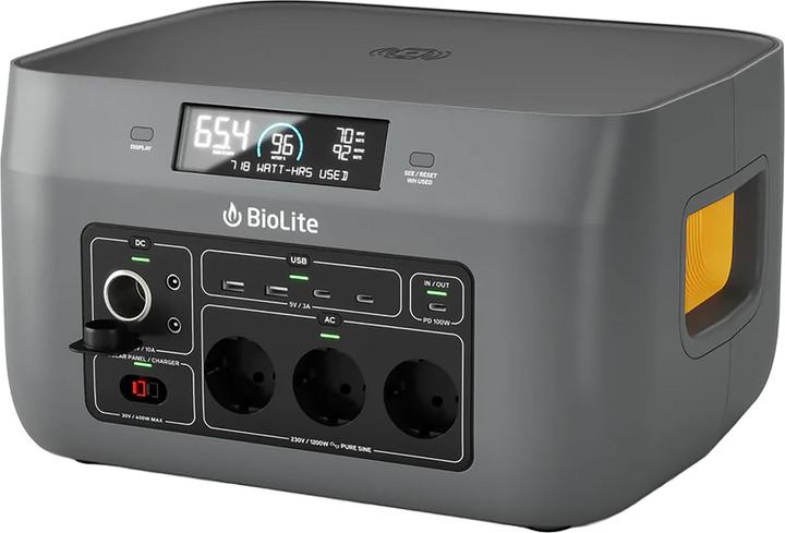 Actual product image Biolite BaseCharge 1500 EU High-performance Li-Ion Power Station (1521 Wh, 12.10 kg)