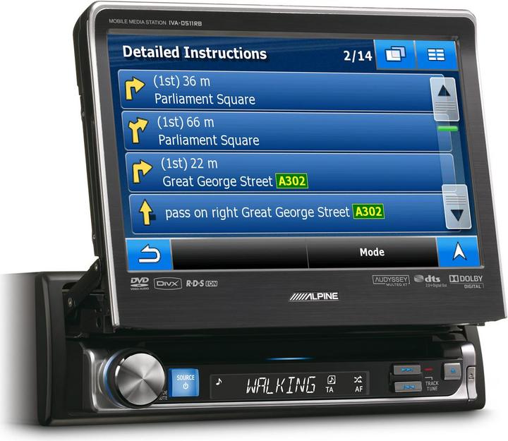 Produktbild Alpine IVA-D511RB (Rot, Blau)