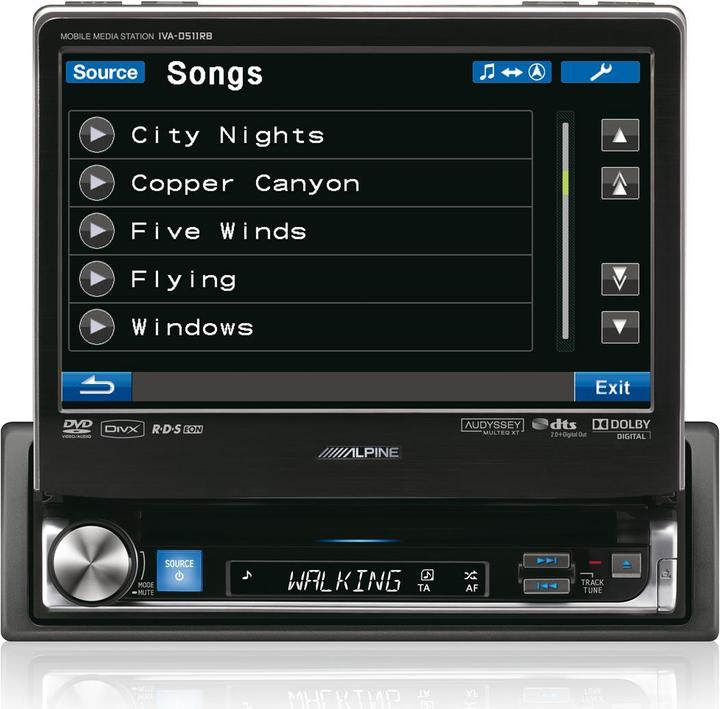 Produktbild Alpine IVA-D511RB (Rot, Blau)