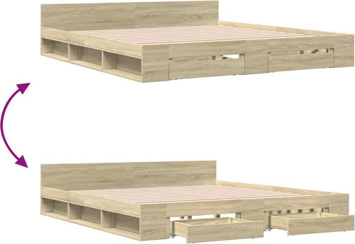 Image du produit vidaXL Bettgestell (200 x 200 cm)