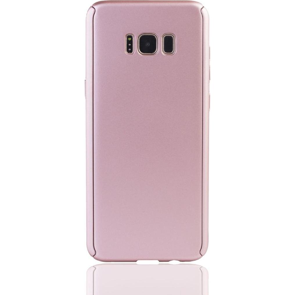 Thumbnail - König Design Hülle Handy Schutz für Samsung Galaxy S8 Plus Full Case Cover Displayschutz Rosa (Samsung Galaxy S8+), Smar...
