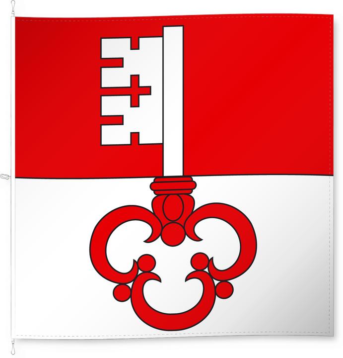 Image du produit Alpenfahnen Obwald (200 x 200 cm)