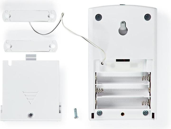 Image du produit Nedis Alarme de porte et fenêtre à pile Blanc Blanc