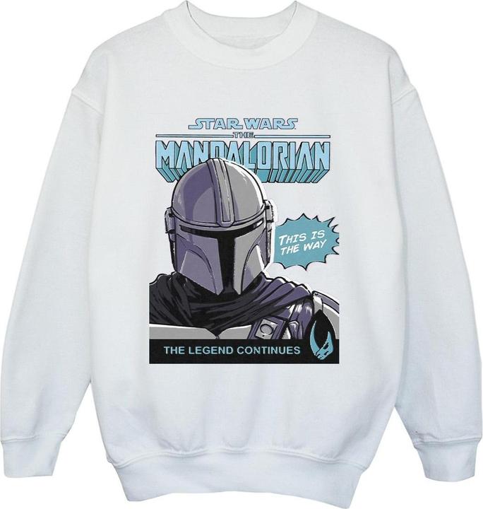 Produktbild Star Wars Mando Comic Cover Sweatshirt Mädchen (128)