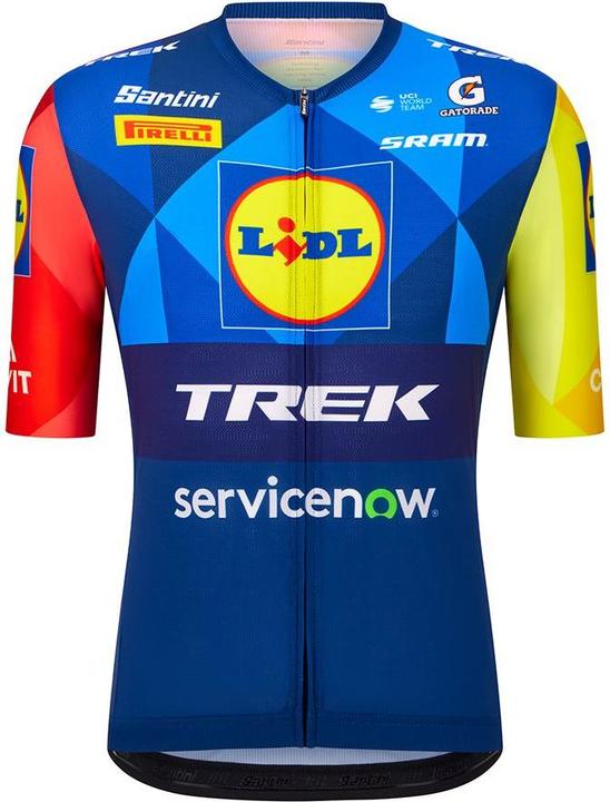 Produktbild Santini Jersey Trek Replica Medium Blue/Yellow (M)