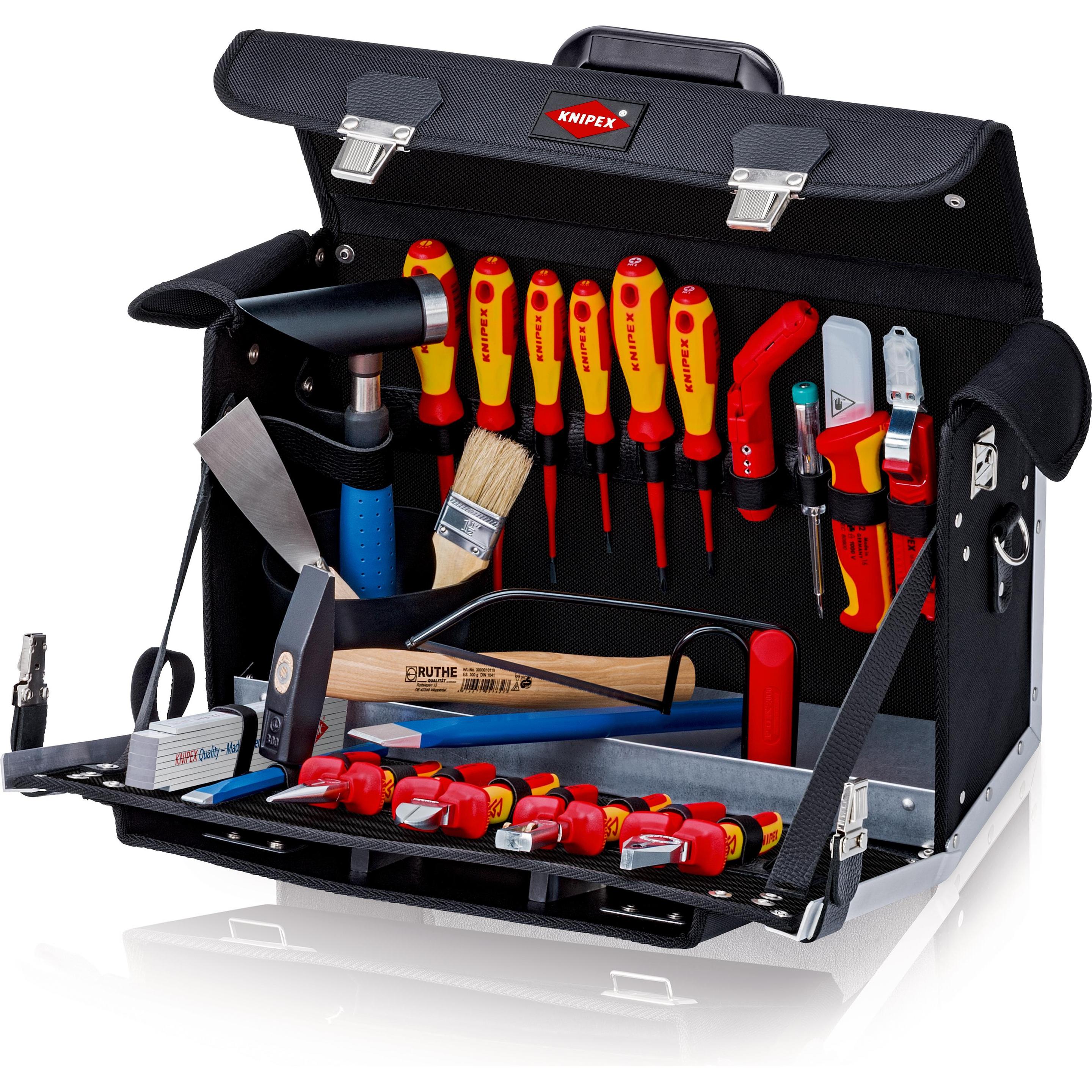 Knipex, Werkzeugkoffer, Werkzeugtasche Classic Elektro (23 Teile)