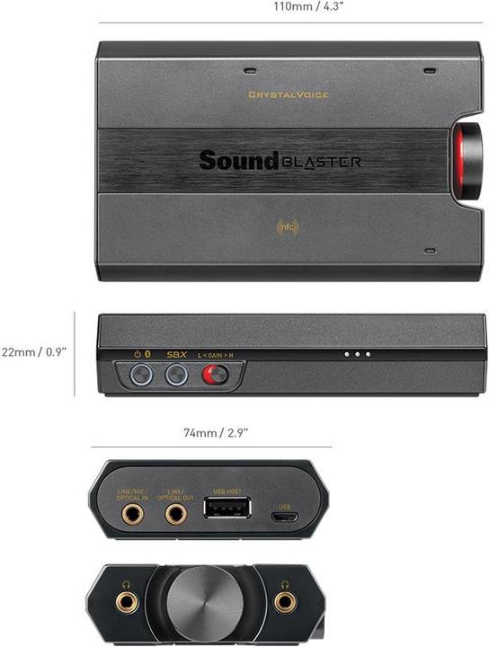 Actual product image Creative SoundBlaster E5
