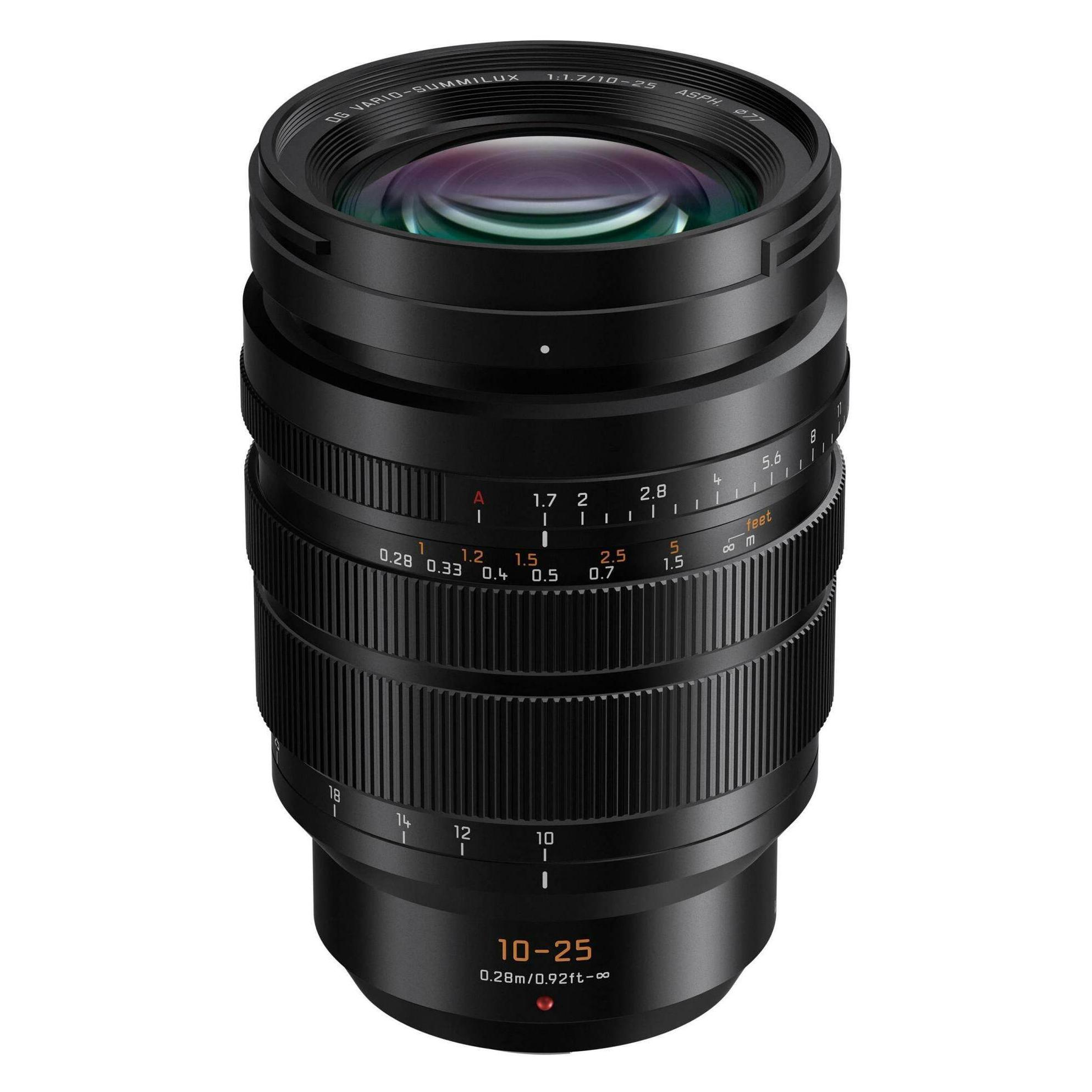 Panasonic DG 10-25mm F 1.7 (Micro Four Thirds, Micro Four Thirds), Objektiv, Schwarz