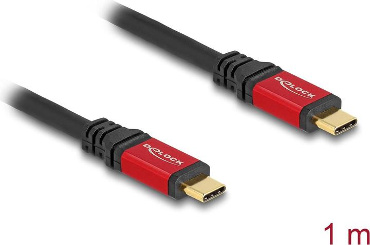 Image du produit Delock Câble USB 10 Gbps USB Type-C mâle vers mâle PD 3. (1 m, USB 3.2 Gen 2, 100 W)