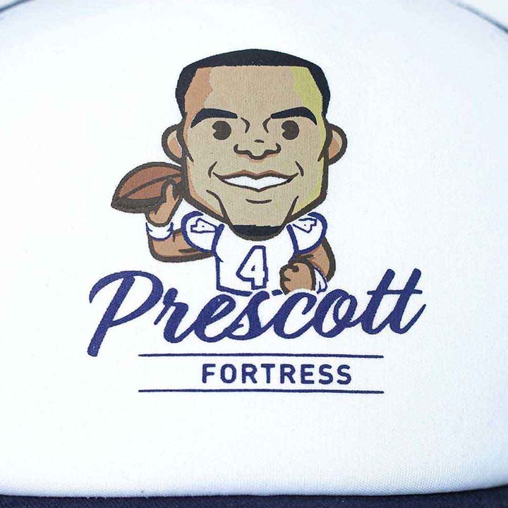 Actual product image Tokyo Time Unisex Adult Dak Prescott NFLPA Mesh Back Trucker Cap (One size)