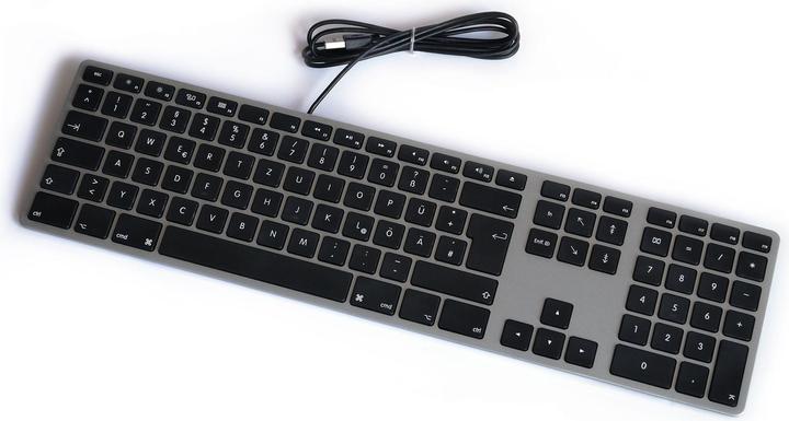 Image du produit Matias Clavier USB étendu pour Mac OS avec rétroéclairage RGB (CH, Filaire)