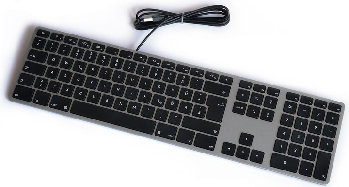 Produktbild Matias Erweiterte USB-Tastatur für Mac OS mit RGB Backlit (CH, Kabelgebunden)