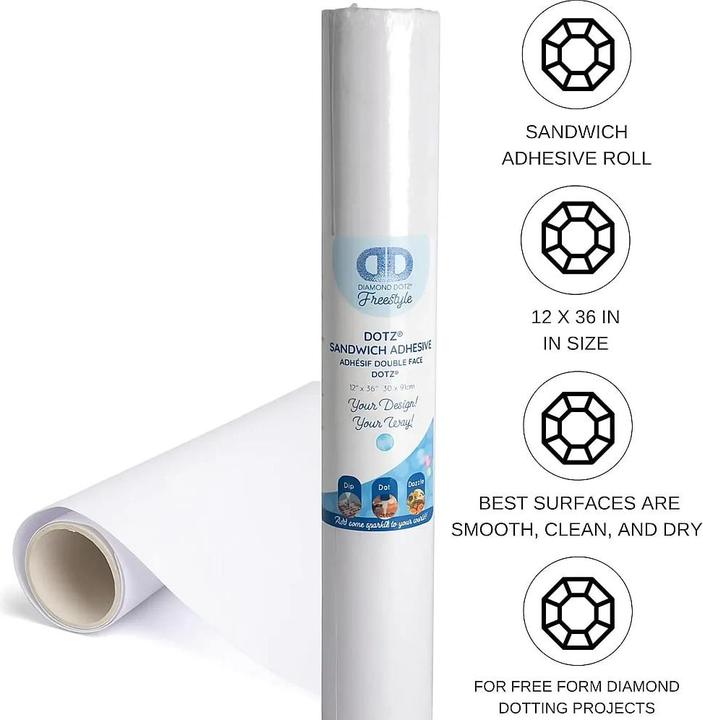 Actual product image Diamond Dotz Diamond Painting Foil