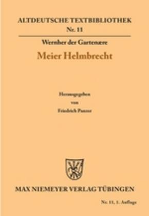 Produktbild Meier Helmbrecht (Deutsch, Friedrich Panzer, 1902)