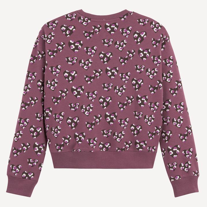 Actual product image La Redoute Collections Bedrucktes Sweatshirt mit Herzen (164)