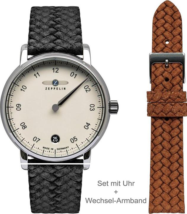 Actual product image Iron Annie Zeppelin New Captain's Line 8643-5 Quartz (Digital watch, 36 mm)