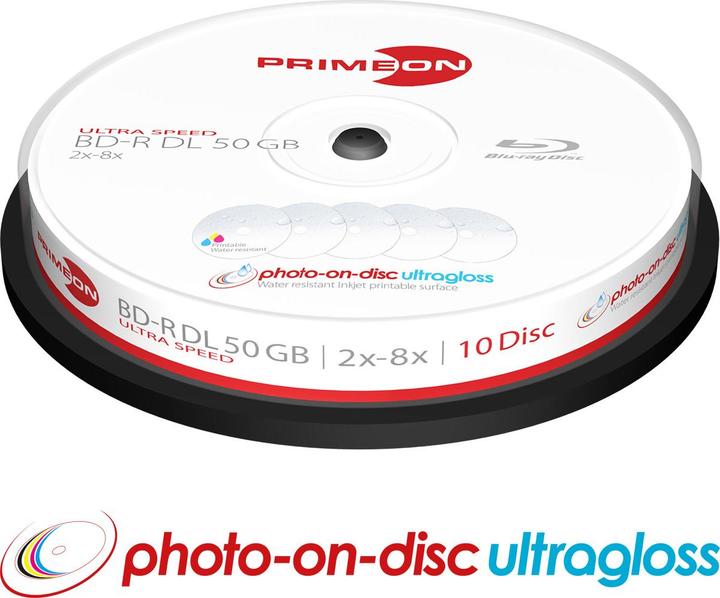 Primeon BD-R 50GB Dual Layer 10er Spindle (10x)