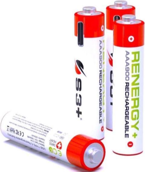 S3Plus S3+ Wiederaufladbare Lithium-Ionen-Akkus AA 2550 MWH (2 Stück) (2 pcs., AA, 2550 mAh)